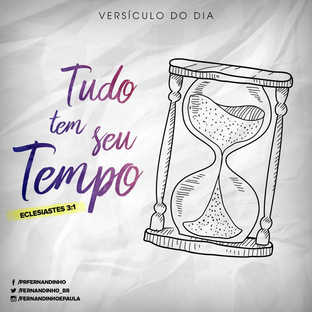 Esse versículo é para você que aguarda no Senhor pelas Suas promessas! No tempo Dele tudo irá se cumprir.
