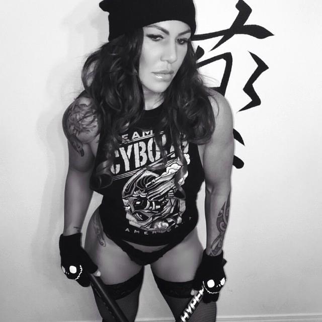 Savage b&w of cris cyborg (cristiane justino venancio): if you love. 