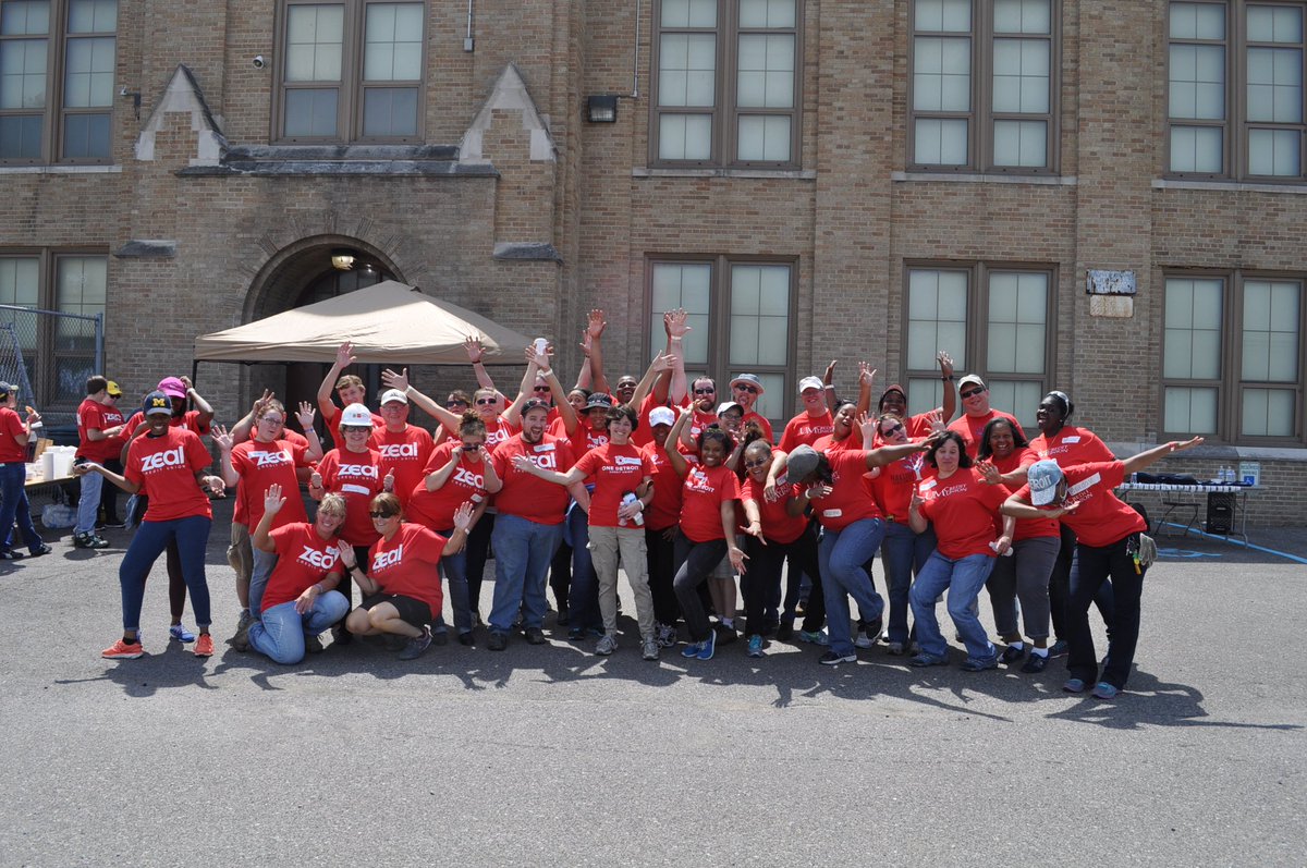 Thanks to our volunteers &amp; donators who helped support Adopt-a-day with <a href="/habitatdetroit/">Habitat for Humanity</a>! We can #rebuild #Detroit!