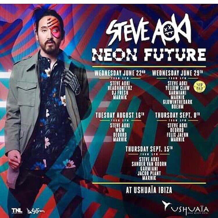 The #NeonFuture show invades @ushuaiaibiza and here are the dates starting tonight 🚀👽🗿 https://t.co/DeTzekFnwK