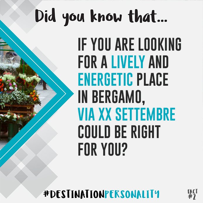Looking for an energetic place in #Bergmo? Follow our advice ;) 
#destinationpersonality bit.ly/27S9xw0