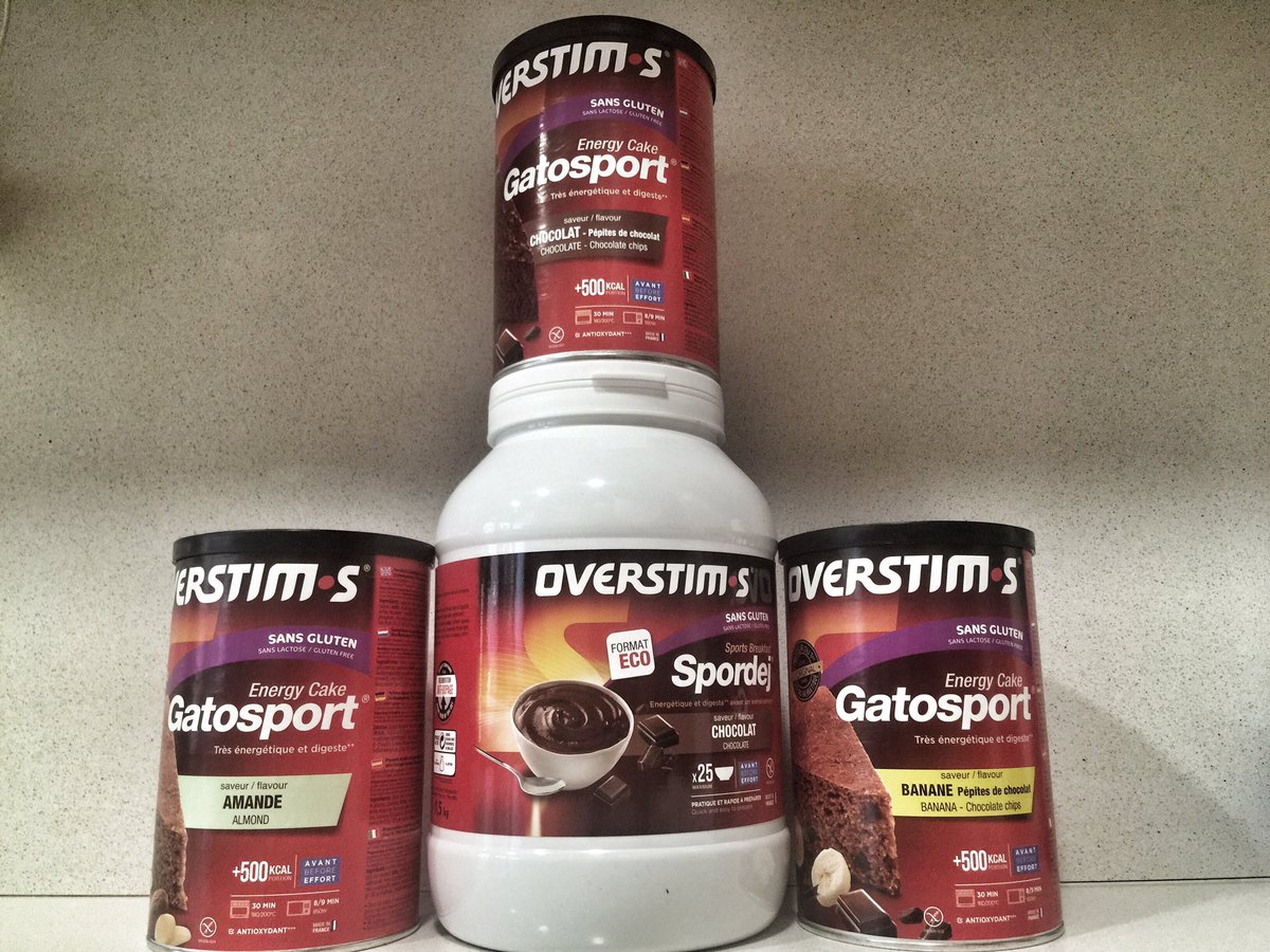 YerayDuran's tweet photo. Partimos mañana para @ultratraillavaredo y nos llevamos el #Spordej y #Gatosport de @OVERSTIMS todo #sans #gluten https://t.co/4SOLkyOtqz