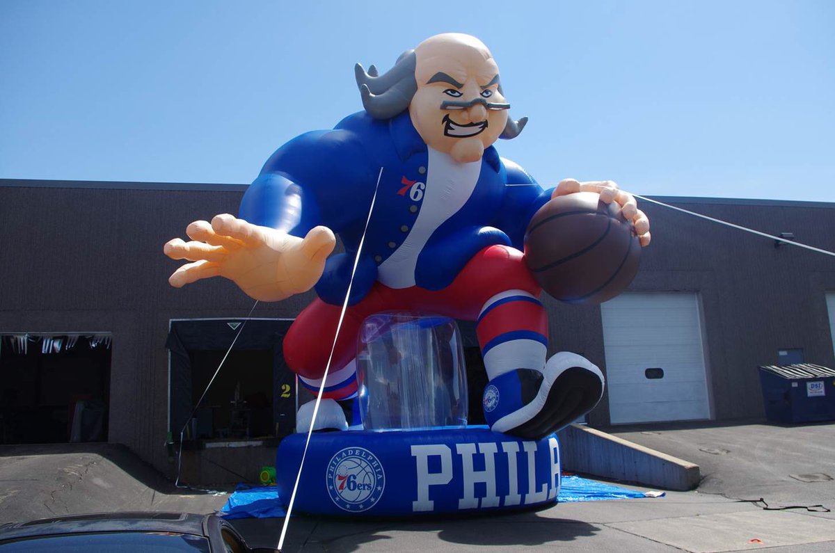 The sixers have commissioned a 30-foot tall Ben Franklin for their ...