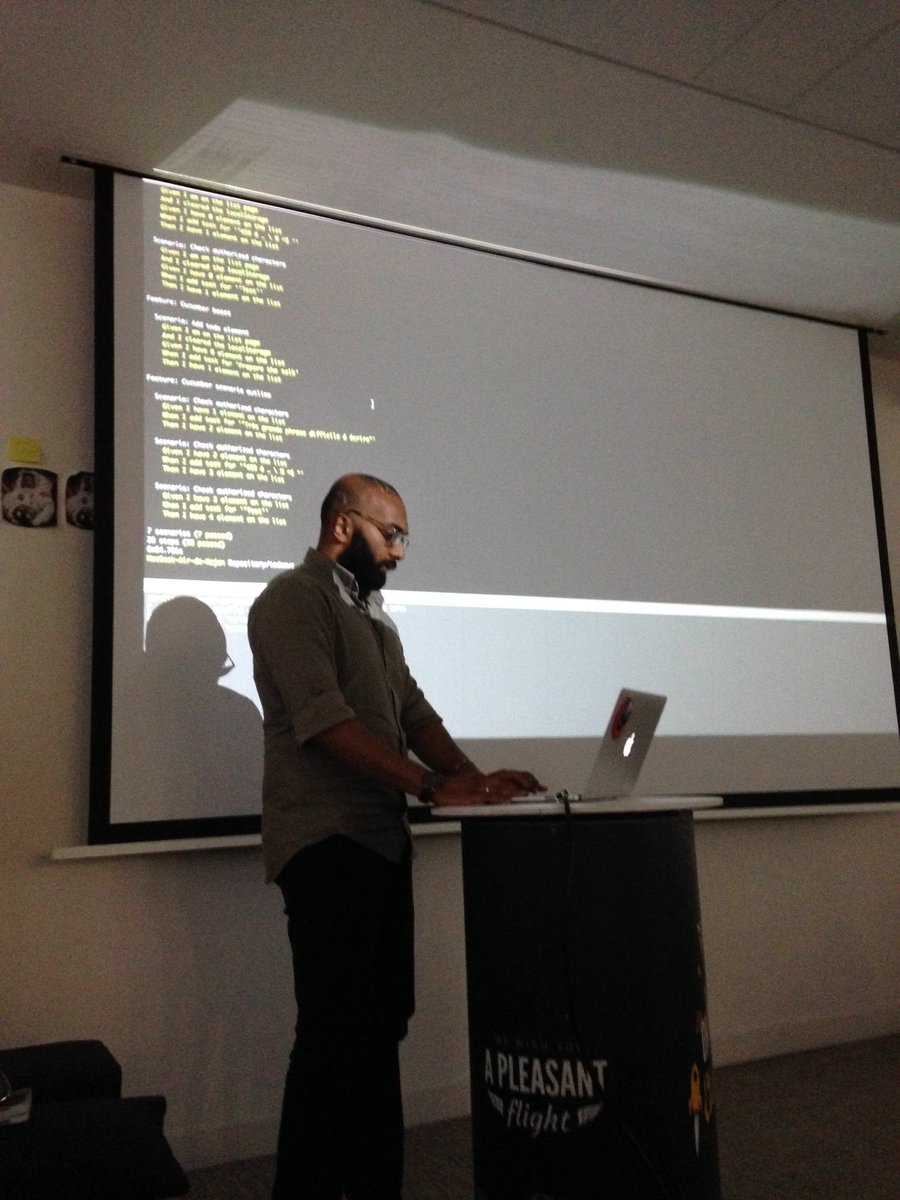 Eleven_Wilson's tweet photo. @KajanSiva conclut avec les tests fonctionnels et #backbone https://t.co/yXahX9K65V