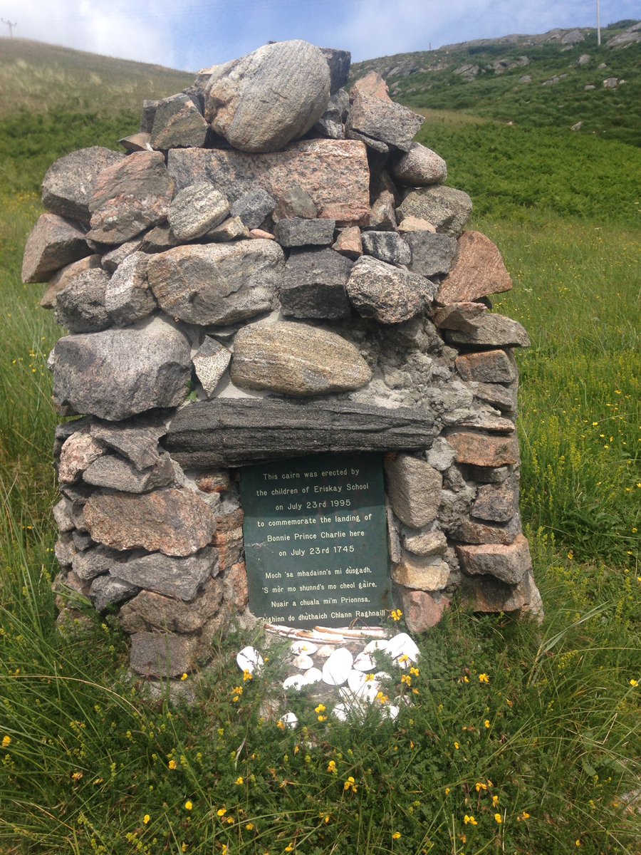 ScotlandNow's tweet photo. The #whiskygalore trail in Eriskay, with brief stop at the beach where Bonnie Prince Charlie landed before uprising https://t.co/pBhkjsLmTf
