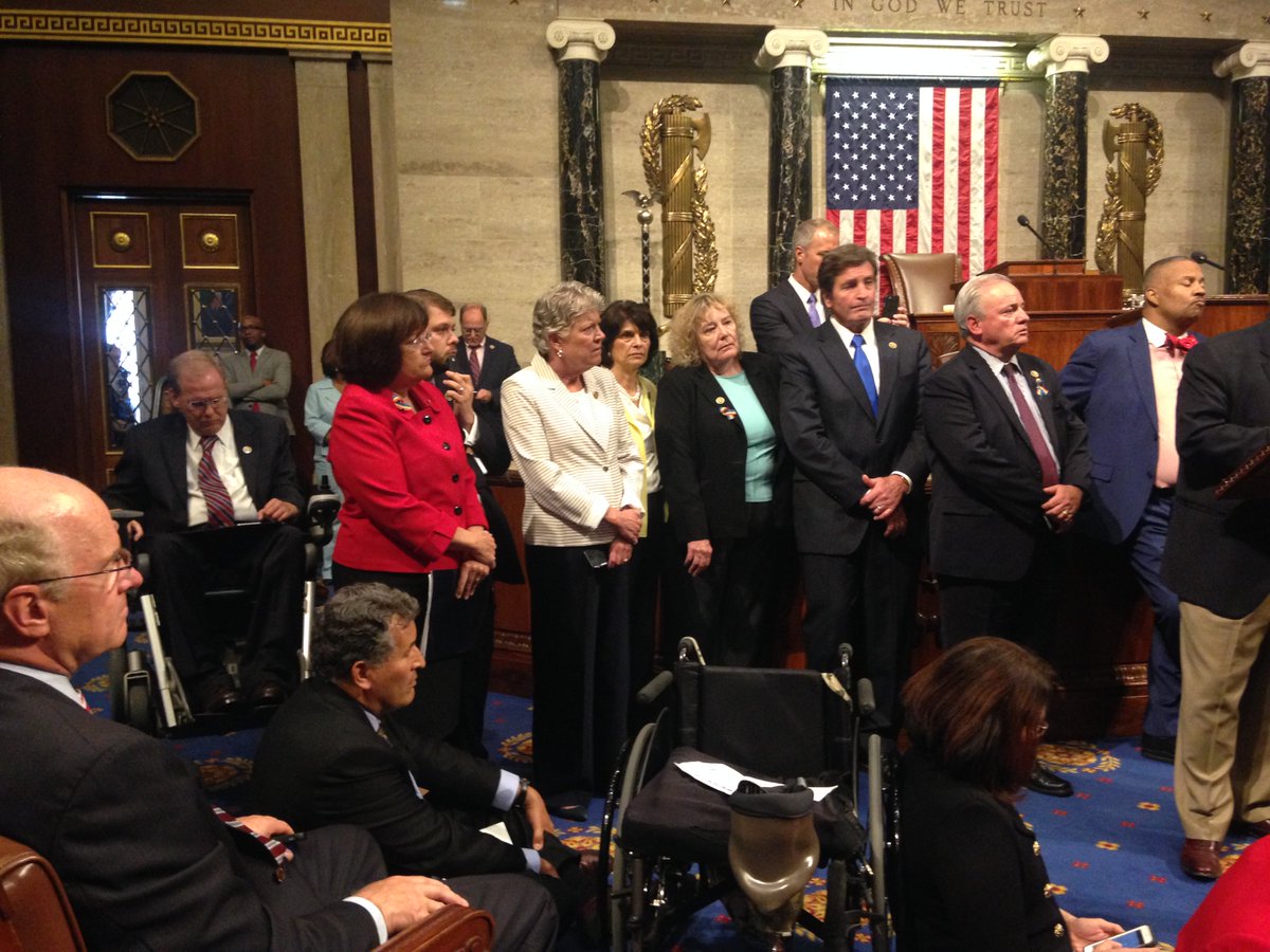 RepZoeLofgren's tweet photo. House may have turned off cameras, but Democrats still #holdthefloor demanding votes on gun violence #NoBillNoBreak https://t.co/tSGNSiuYhm