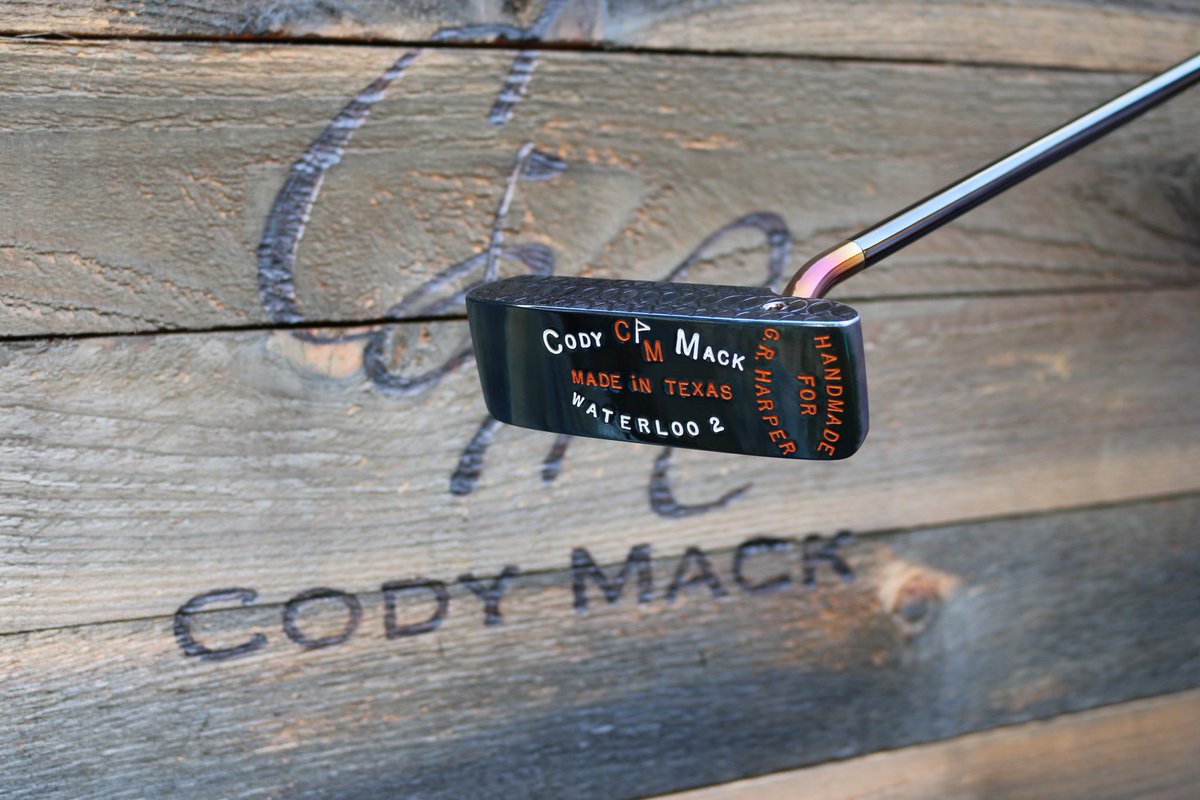 CodyMackPutters's tweet photo. This one went to Greg Harper @tpccraigranch and @CowboysGolfClub #CodyMackPuttersWaterloo2 #handmade putter #custom https://t.co/xFZpSWOWBy