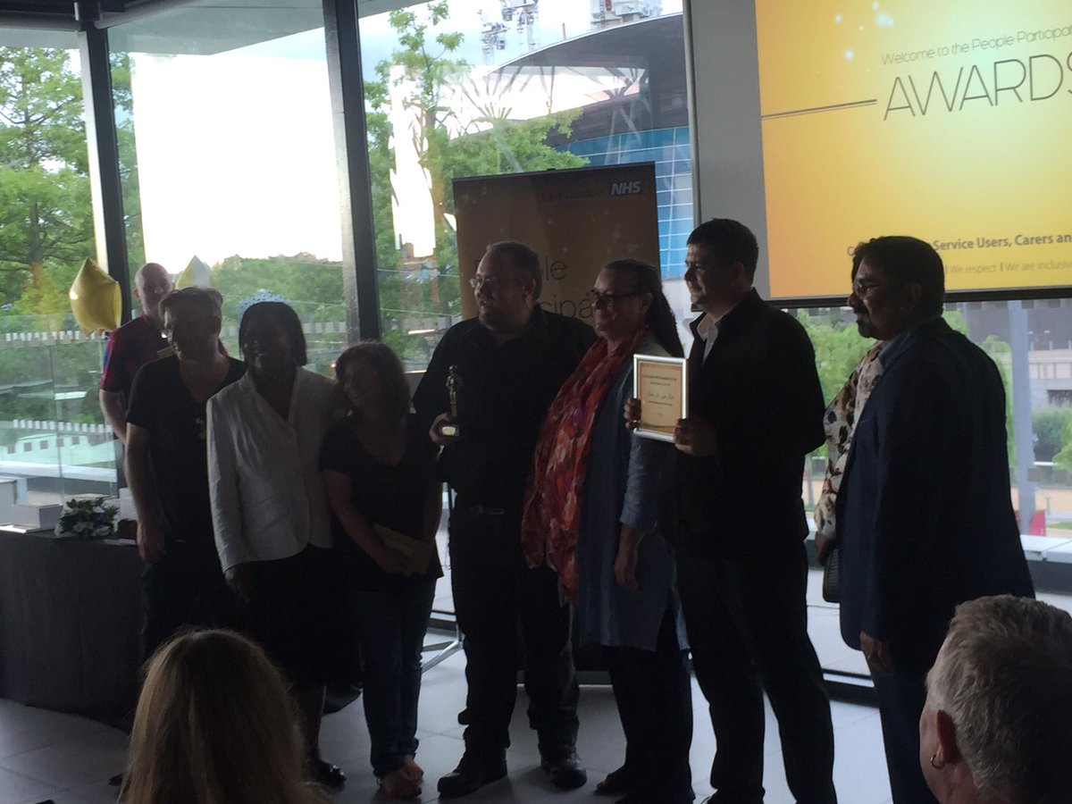 NHS_ELFT's tweet photo. Project of the year goes to Newham Peer Support Team, congratulations #ELFTppawards https://t.co/d7TZPyCS4O