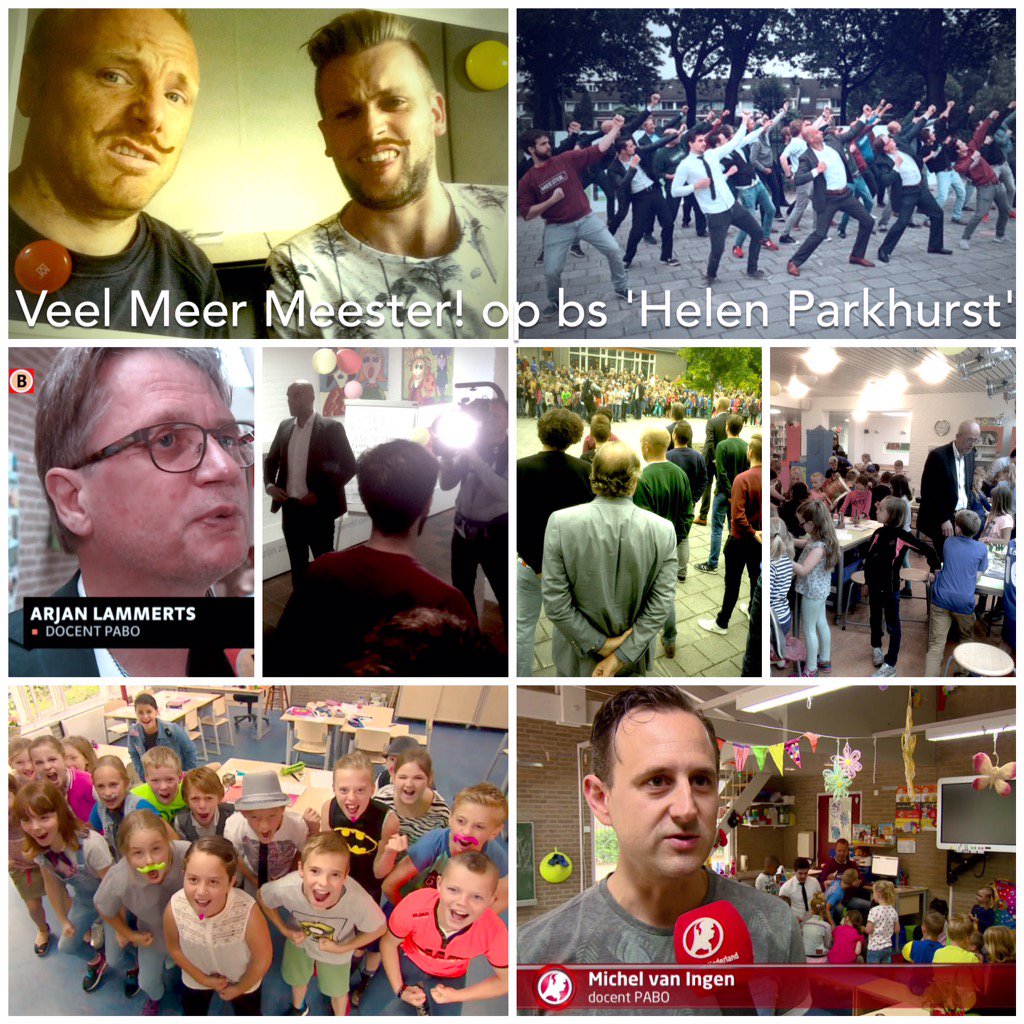 MichelvanIngen's tweet photo. Nagenieten van geweldige actie van onze meesters! #mandaad #veelmeermeester #Tilburgmeestert #kerelsvoordeklas https://t.co/FIEkvxyWn2