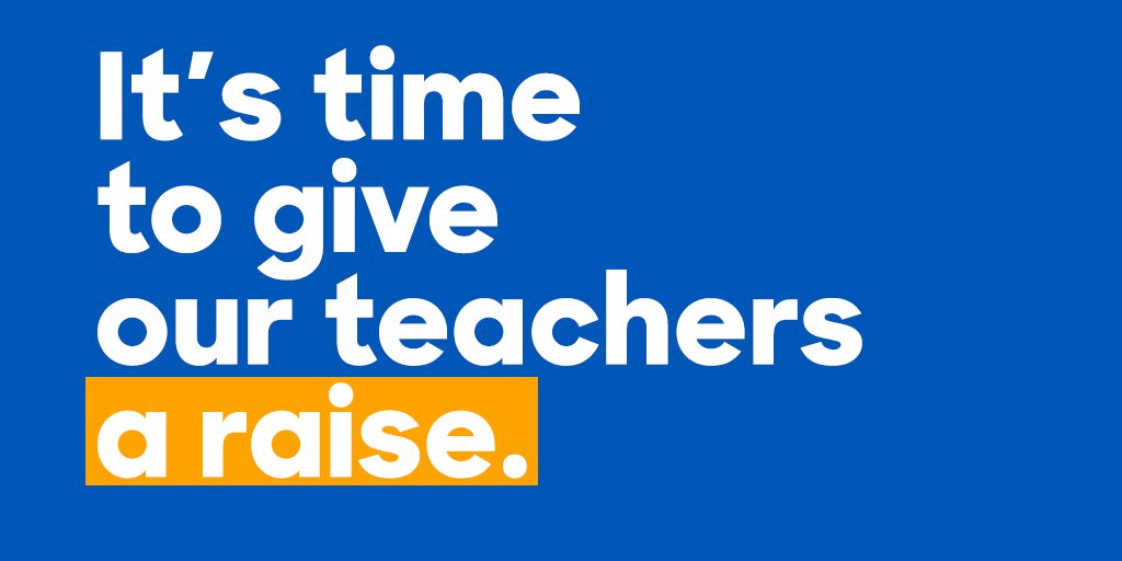 HillaryClinton's tweet image. We should support our teachers, not scapegoat them.