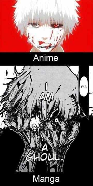 LightGodSting's tweet photo. Anime VS manga https://t.co/1gNjzI5PiC