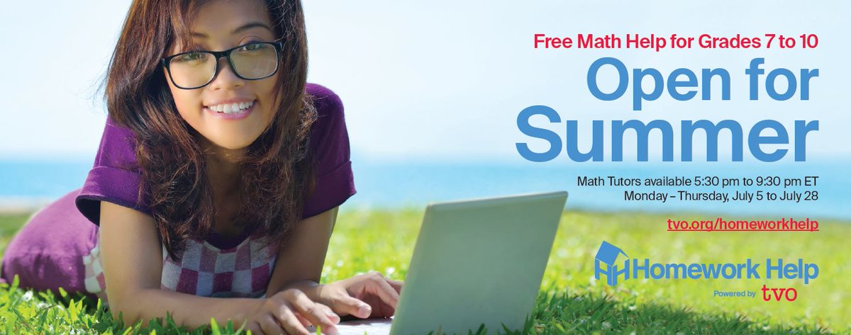 TVOMathify's tweet photo. Keep your brain sharp this Summer! Review or work ahead with our FREE Tutors! #HHSummer https://t.co/AoWetyNwqV https://t.co/dIIwZTsUzW