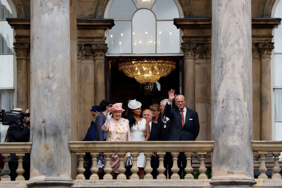 cavernliverpool's tweet image. Queen Elizabeth II stopped by Liverpool Town Hall where the Beatles appeared nearly 52 years ago!