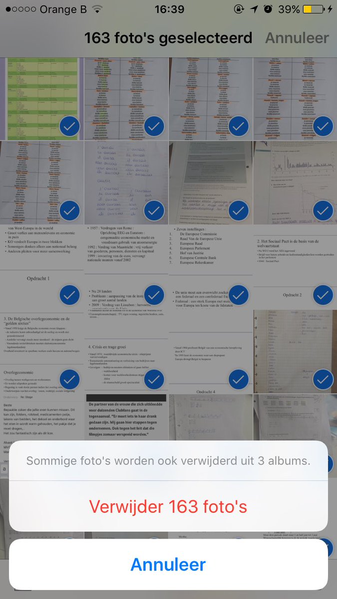 Na mijn examens: