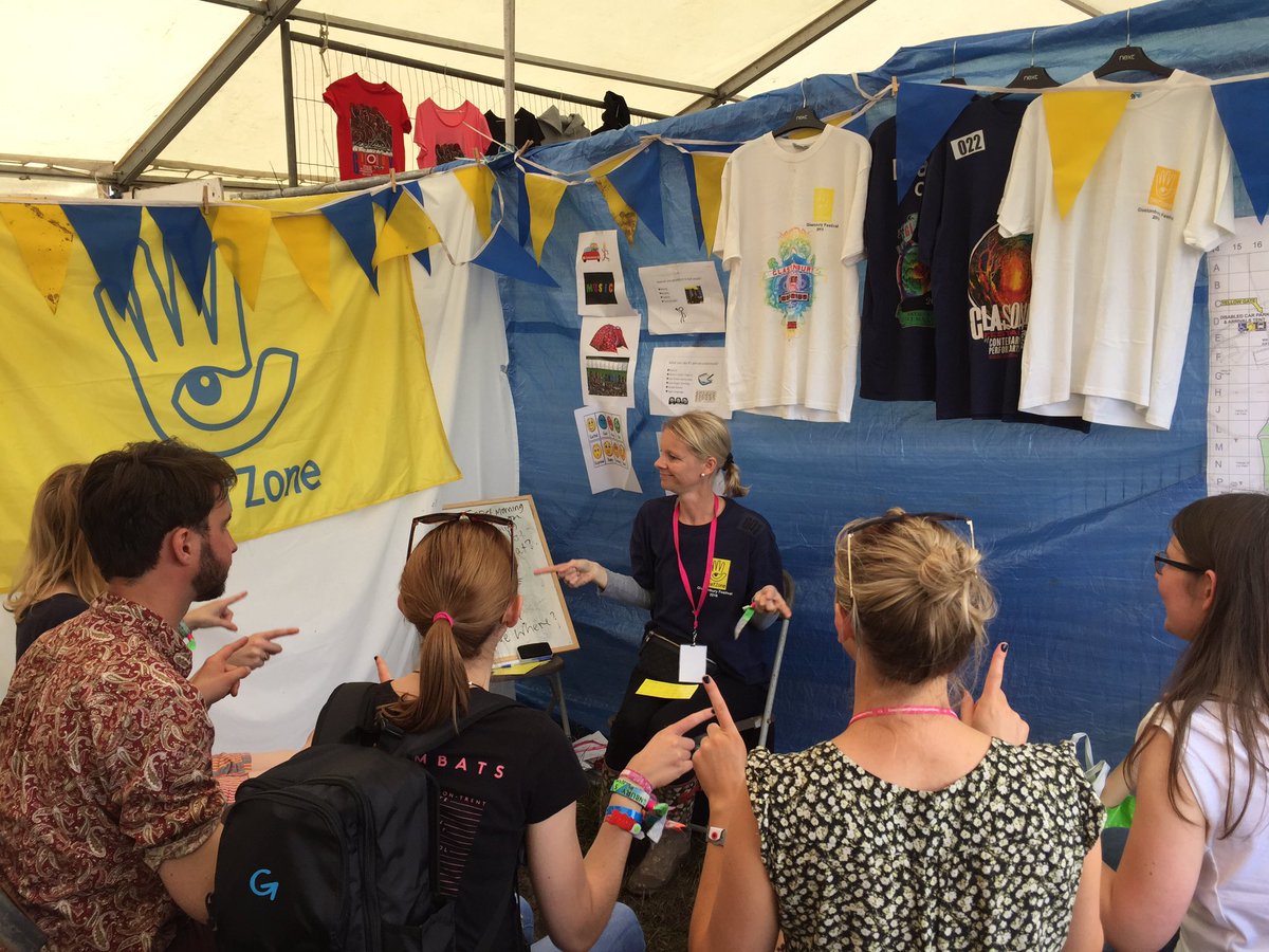 Come and see us <a href="/deafzone1/">Deaf Zone</a> by The Meeting Point,Market Place and sign up to a free sign language class! #Glasto2016