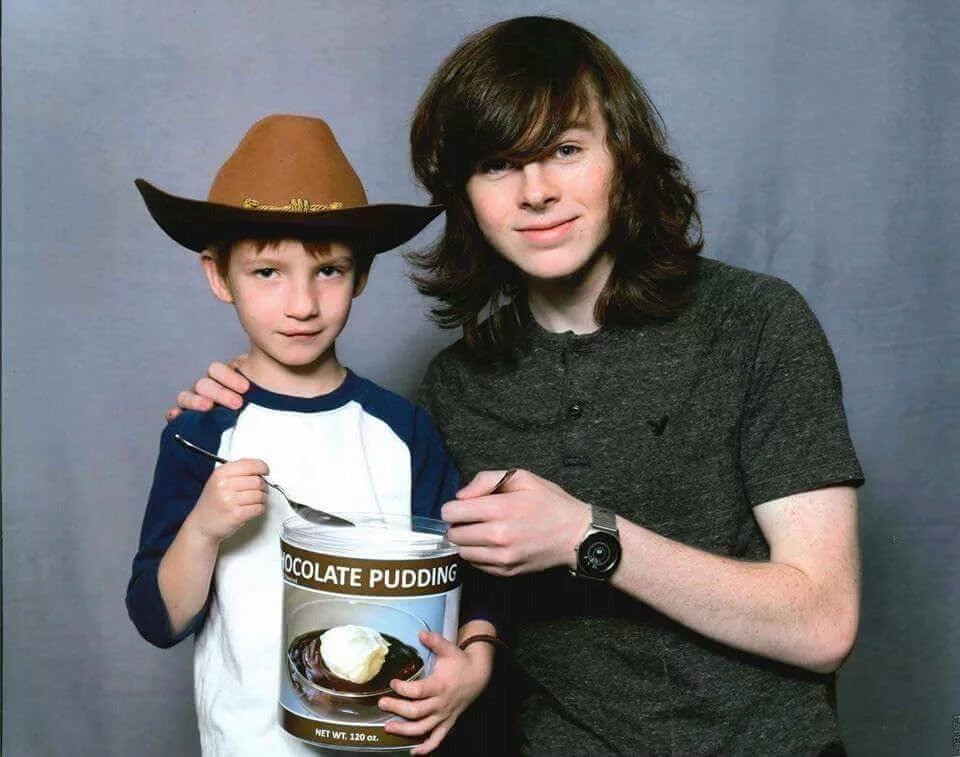 MiniCarlTWD's tweet photo. @chandlerriggs did you see Mini Carl from our #miniwalkingdeadcrew? Can't wait to see you again @WalkrStalkrCon! https://t.co/nkTZAn2UZK