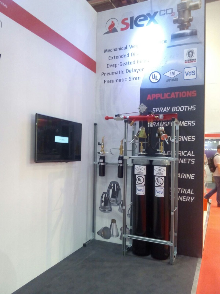 Come over Stand G170 to check our SIEX-CO₂ systems with mechanical weighing device #FIREX2016 <a href="/FIREXIntl/">FIREX</a> #firesafety