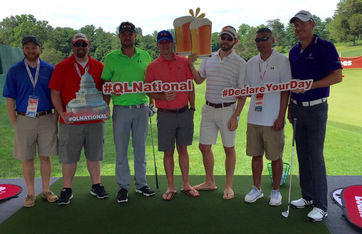 QLNational's tweet photo. These lucky fans won a meet and greet with Greg Owen and @JeffOvertonPGA! Thanks to @MichelobULTRA #FirstRoundsOnUs🍻 https://t.co/DhTyisAeCc