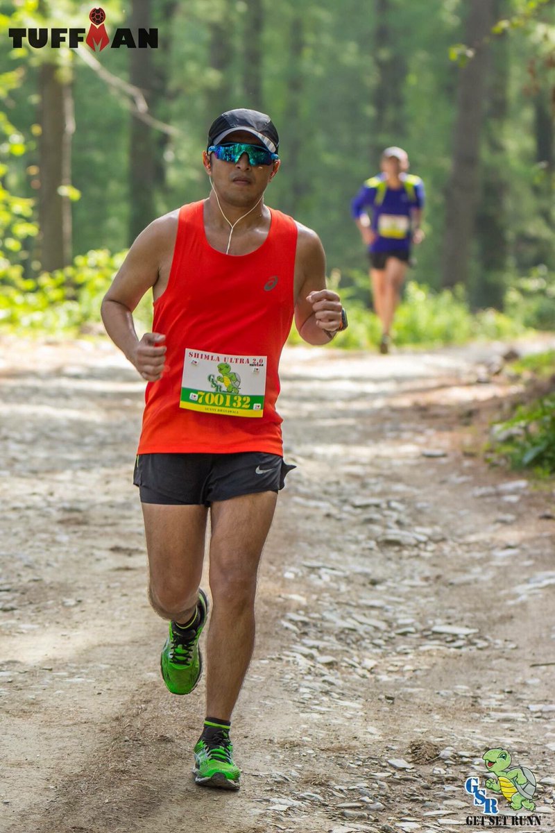 sunnybhanawala's tweet photo. Conquered 70km at #ShimlaUltra 35k insane uphill elevation & 35k downhill! #RunnerBliss #milestone7 #ultra2016 https://t.co/CKoAvYToGk