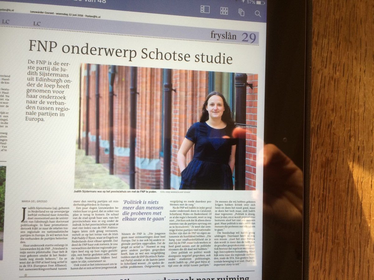 Moai artikel fan <a href="/MariaGrossoDel/">Maria Del Grosso</a> yn de <a href="/lc_nl/">Leeuwarder Courant</a> hjoed oer ûndersyk <a href="/j_sijstermans/">Dr. Judith Sijstermans</a> <a href="/fnpfryslan/">FNP</a> onderwerp Schotse studie