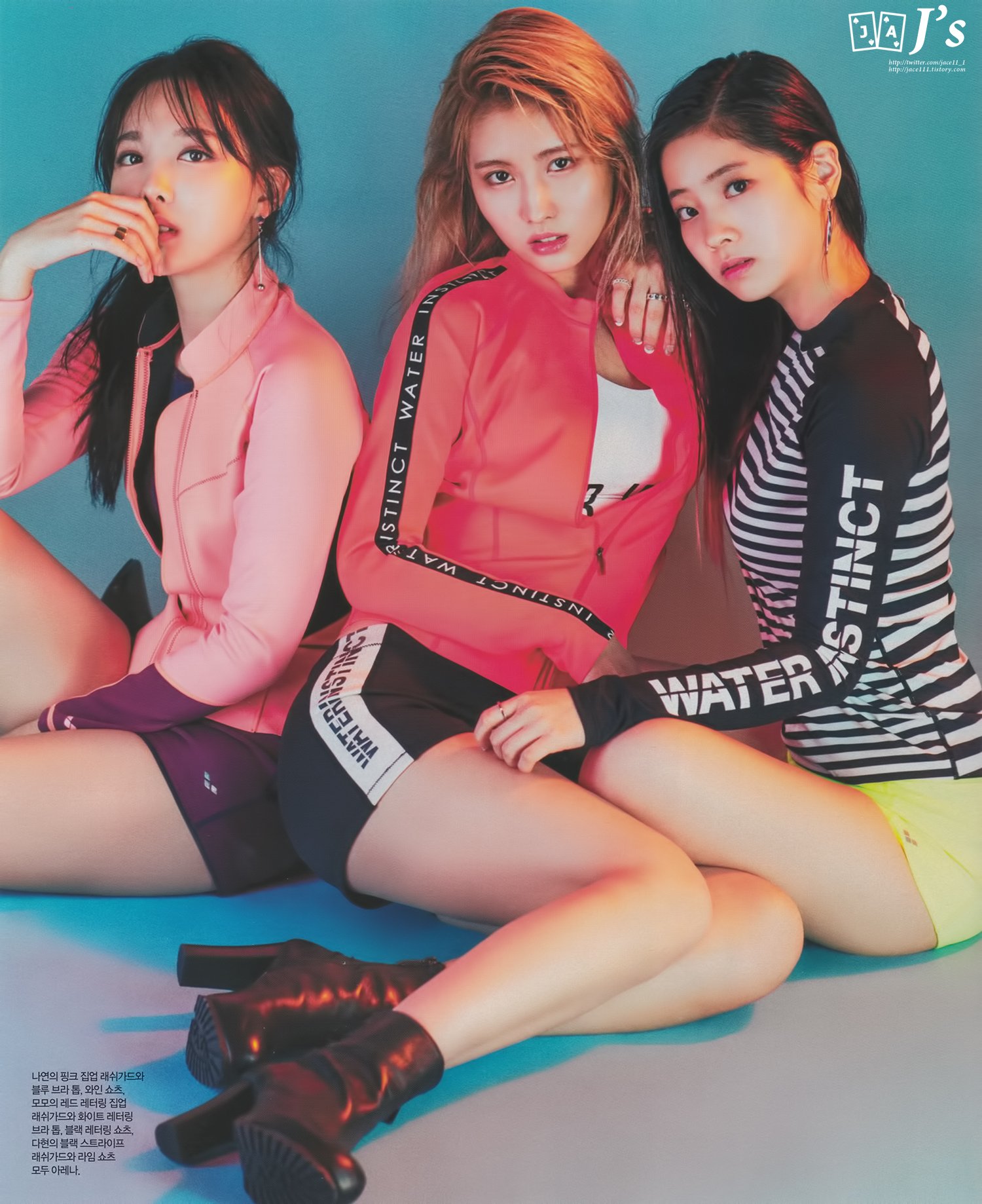 TEAM TWICE on Twitter "[SCAN] TWICE X Arena for Singles July 2016