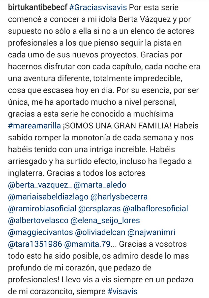 BertaVazquez20's tweet photo. #GraciasVisAVis https://t.co/K05CBwUAA8