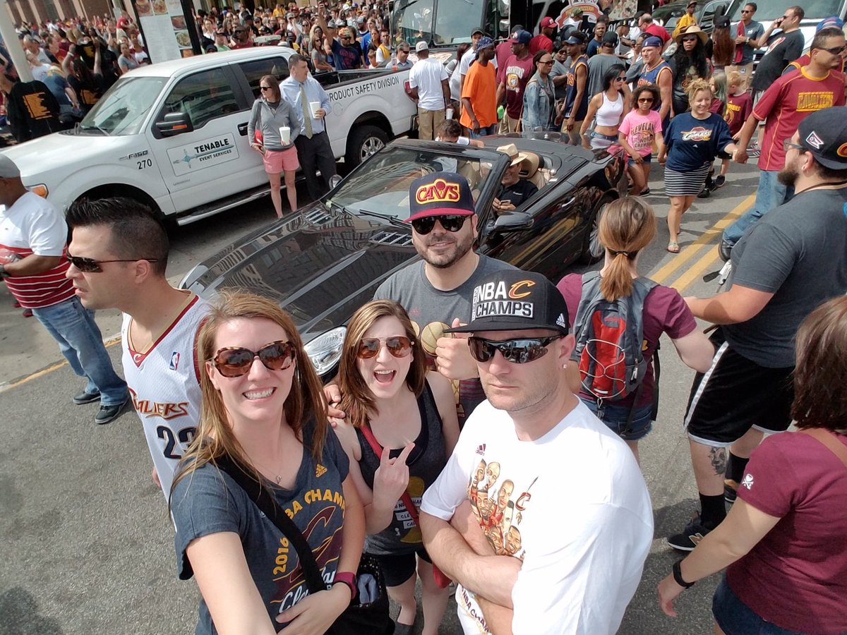 geeb11's tweet photo. Made it to the rally! #cavsparade #derds @King_David_1018 @sherrm0621 @DJ_Caddy @RPGutshall https://t.co/IBuruU9A4V