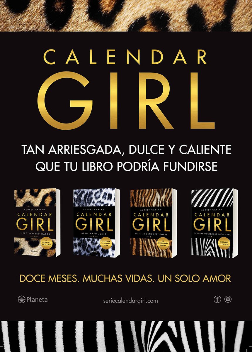 Carlota Del Campo Llega Calendar Girl 1 De Audrey Carlan Primer Libro De Los 4 De La Saga Lanzamiento Planetalibrosar Junio 16