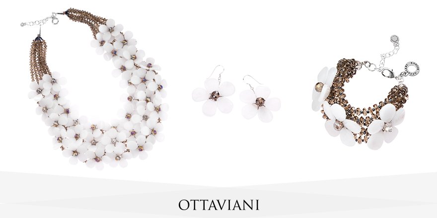 La purezza del bianco in una floreale parure #Ottaviani. 
#OttavianiBijoux 
Scoprila qui: bit.ly/OTTAVIANI