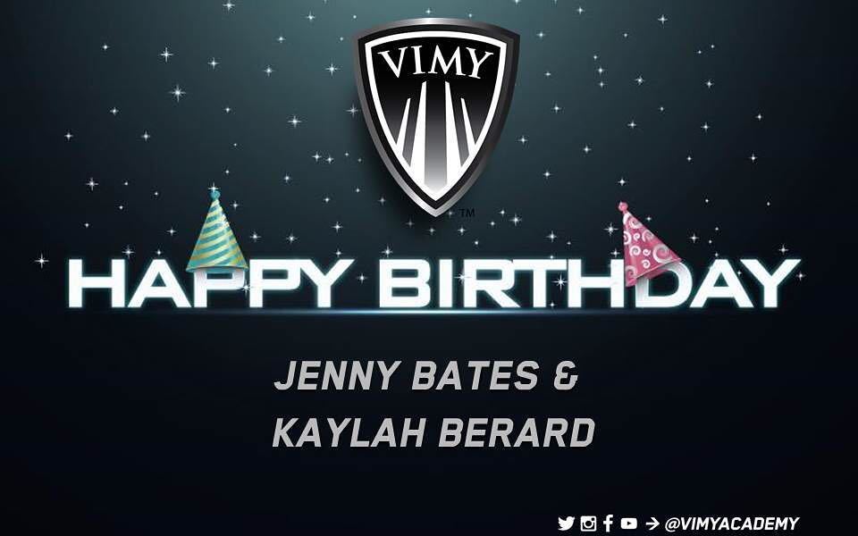 VimyAcademy's tweet photo. Happy Bday ๐ to Jenny and Kaylah. Have an awesome day today! #vimybdays #vimyproud #co https://t.co/LOm5PD1Vzu