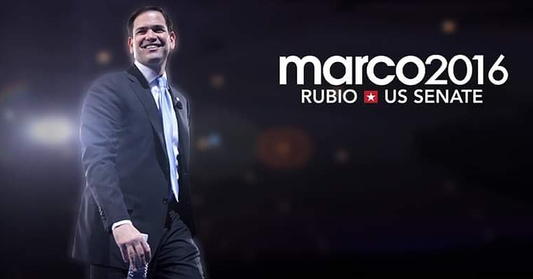 TeamMarcoRubio's tweet photo. BREAKING: Marco Rubio is running for re-election in the Senate! #rubio2016 #rubioforsenate https://t.co/jE2TlUbTeo