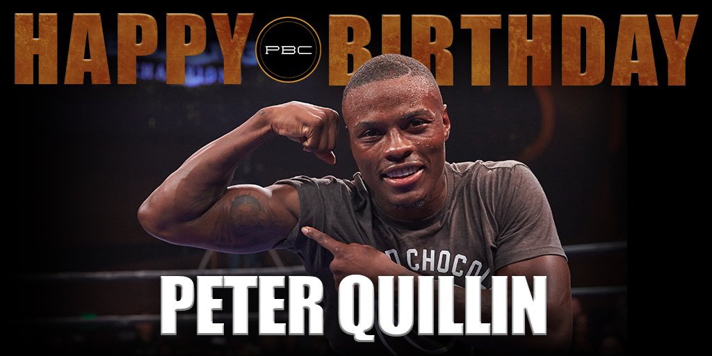 premierboxing's tweet photo. Happy Birthday to "@KIDCHOCOLATE!" ๐ RT to wish Peter Quillin a Happy Birthday! #PBCBirthdays #TeamQuillin https://t.co/nGvPfJvEKr