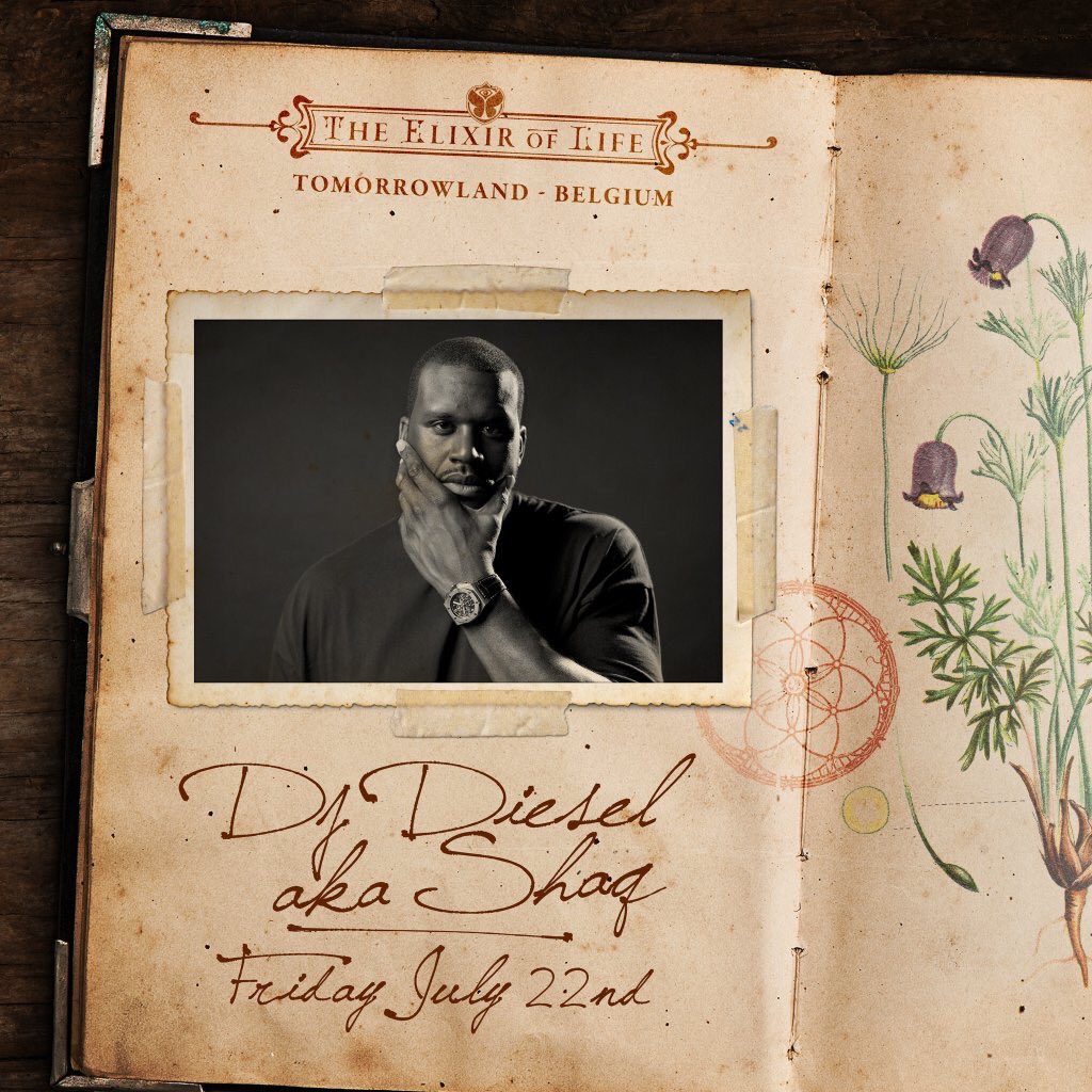 Brahma_Py's tweet photo. ¡Vuelve DJ DIESEL! Hizo su debut en @TomorrowWorld y ahora llega a @Tomorrowland 🏀🎵 #ExperienceHunters https://t.co/RgzKm6r7At