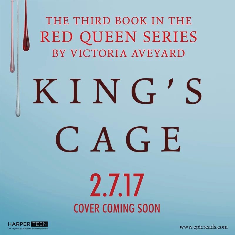 MyPasionBooks's tweet photo. #KingsCage es el titulo en ingles de #RedQueen3 🔥 👑 ⚡conoceremos la portada este 28 de junio! 🔥 👑 ⚡ https://t.co/wEH9AUrRcr