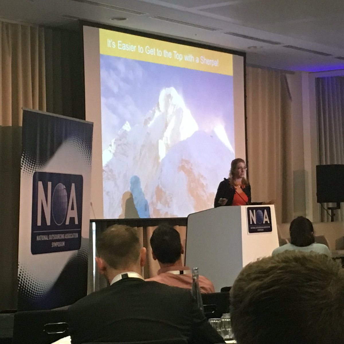 GSA_UK's tweet photo. Kate Vitasek: Stop thinking "What about me?" Think "What about we?" @VestedWay #NOASymp https://t.co/kqjHFPj4kE