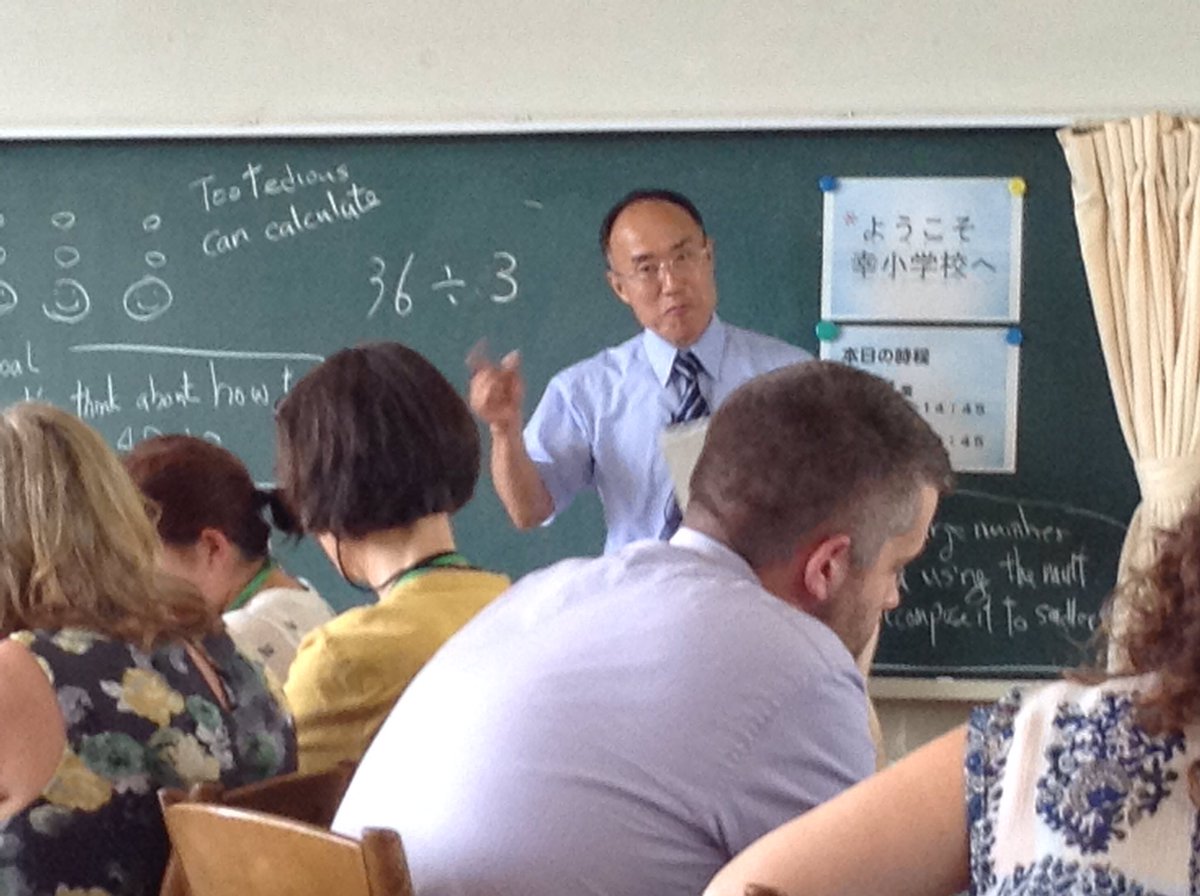 SuiGoei's tweet image. Another fab day @impuls_tgu #JapaneseLessonStudy at Saiwai Elementary School in Tokyo with Fuji