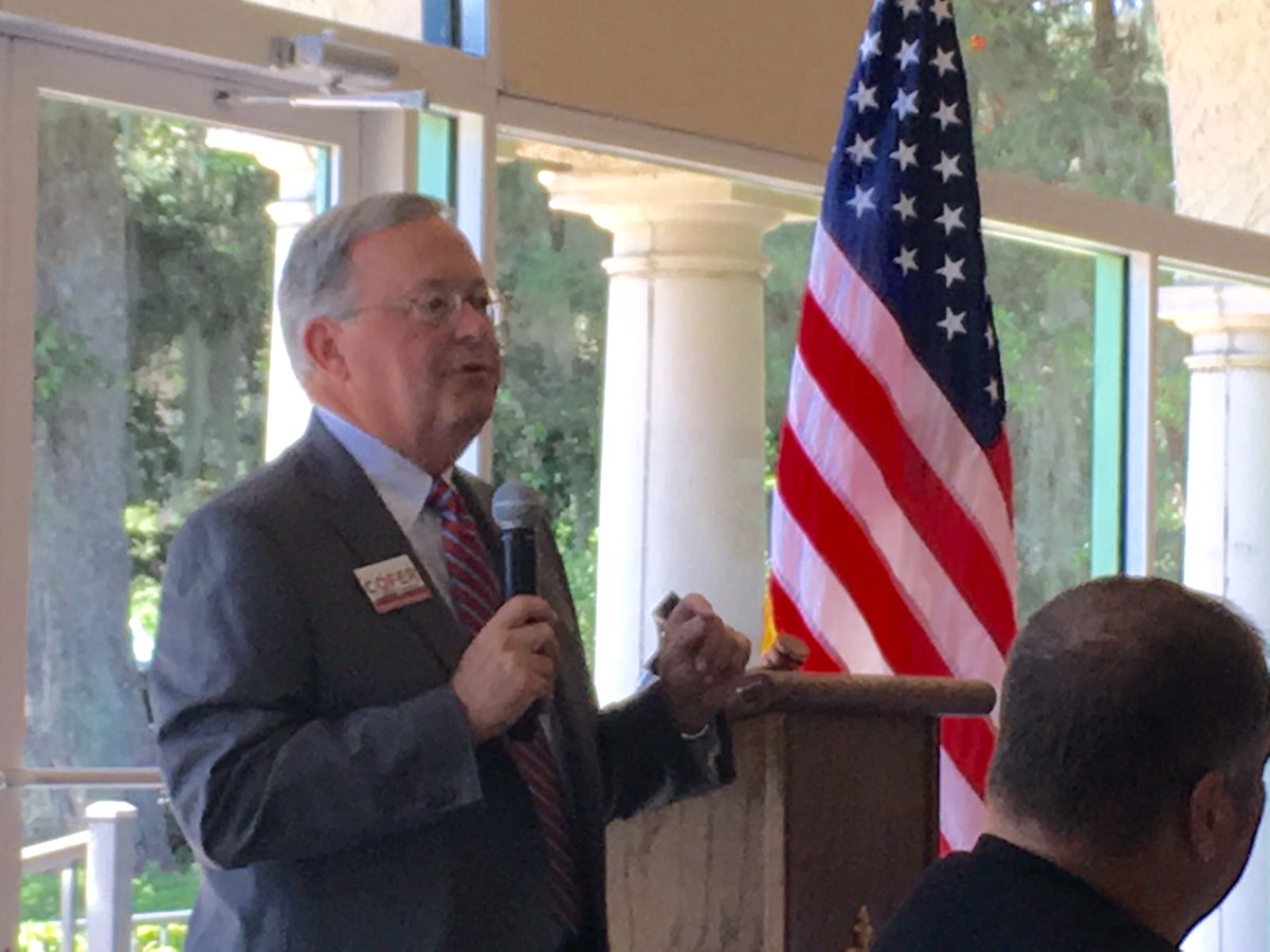 VoteCofer's tweet image. @VoteCofer speaking to Federated Rep Women of Clay right now. @mattshirk4 did not show for debate