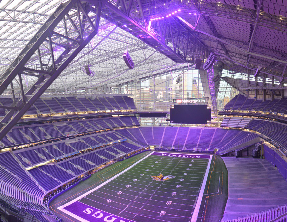 The new Vikings stadium is unofficially 'Purple Heaven' Big Blue