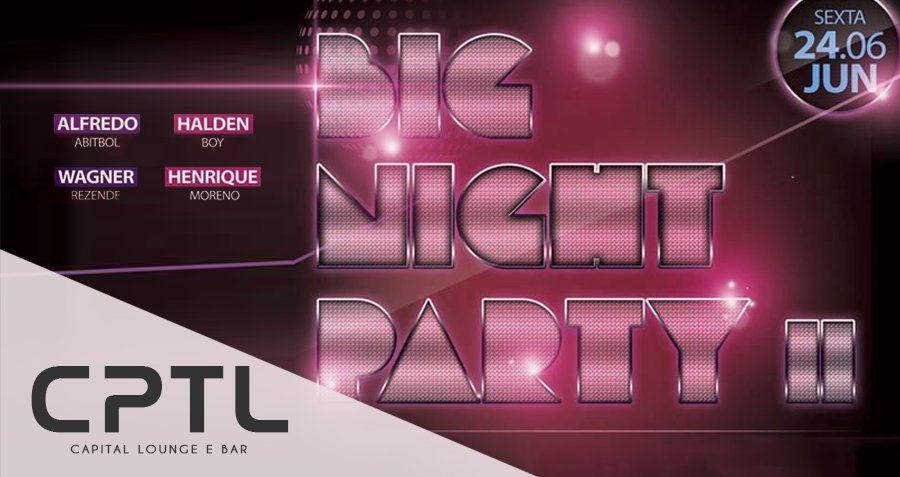 Capital_Lounge's tweet photo. Vamos dançar aos sons que embalaram os anos 70, 80, 90 e 2000. BIG NIGHT II dia 24 de Junho. [#capitalloungebar] https://t.co/1DP3UHXJ8Y