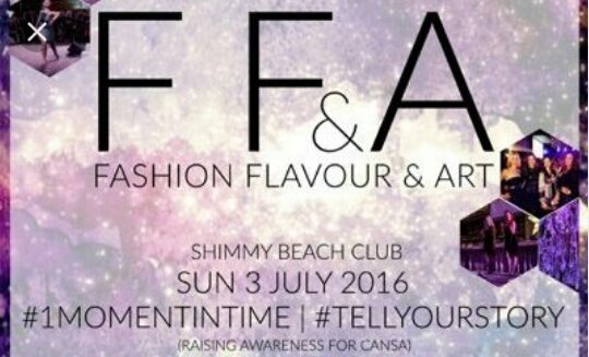 ChefSueAnnAllen's tweet photo. (WIN) X 1 Dbl. set of VIP tickets to #FFA2016 @ShimmyBeach. RT & follow @FashFlavArt #SupportCANSA @HashtagRadio https://t.co/1iUV6hmYrM
