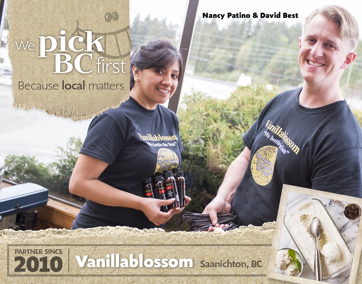 ThriftyFoods's tweet photo. Meet David, our friend & extract expert from #Vanillablossom in Saanichton #BC. https://t.co/3EShKy7niF #WePickBC https://t.co/UIUf8gKdJV