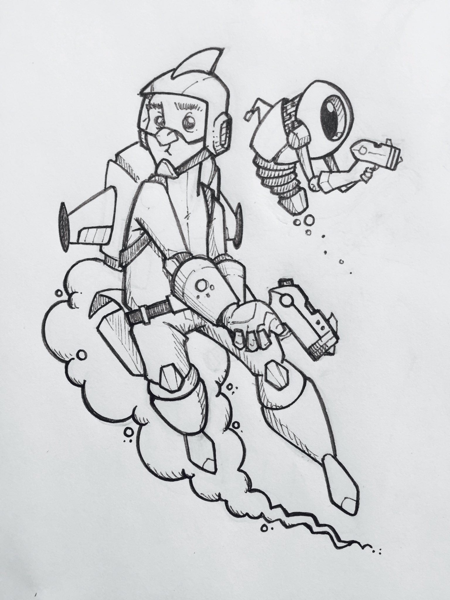 Jetpack Sketch