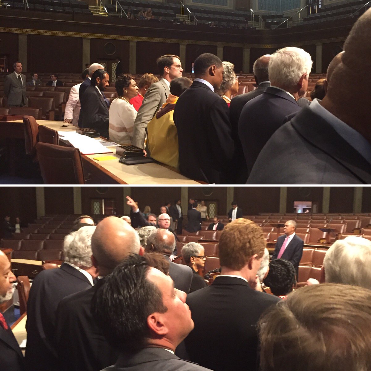 JohnCarneyDE's tweet photo. Joined the #sitin on the House Flr to urge R leadrshp to #DoSomething on gun violence.  #NoBillNoBreak #goodtrouble https://t.co/nu1Wdbu7ee