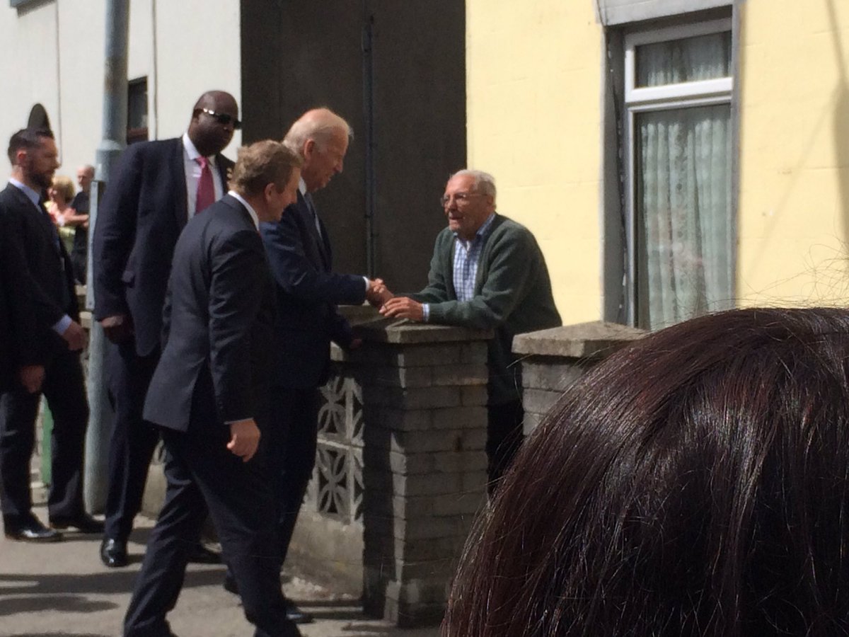 More images of <a href="/VP/">Vice President JD Vance</a> Biden on a walkabout in Ballina. <a href="/rtenews/">RTÉ News</a>