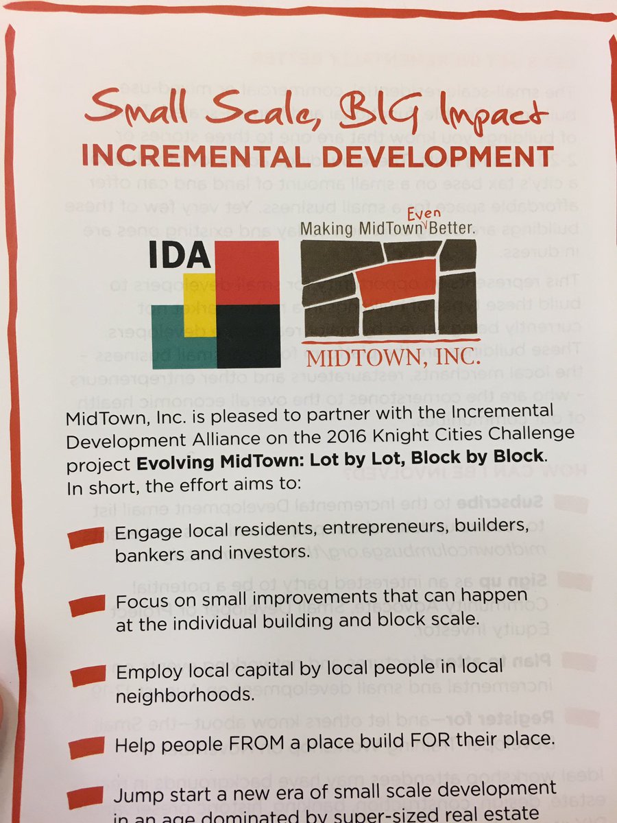 communitygeog's tweet photo. Incremental design of neighborhoods!  CCGC Is looking forward to partnering with IDA to help the city. https://t.co/SjsQp3UPb1