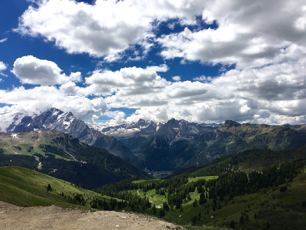 physiopam's tweet photo. @Cycle_The_Alps @CABnineRT  fantastic day completed . #Dolomites #wow https://t.co/C96wEXdNTP