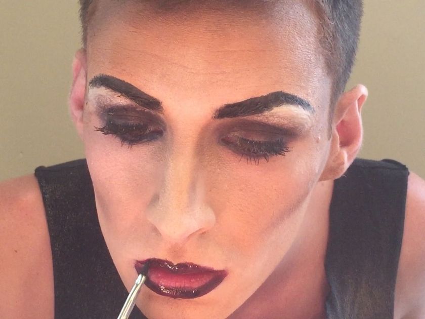 stltoday's tweet photo. #STLStreetStyle: Fashion designer goes drag queen https://t.co/CnULPot0T0 https://t.co/u0W0bZb7RJ