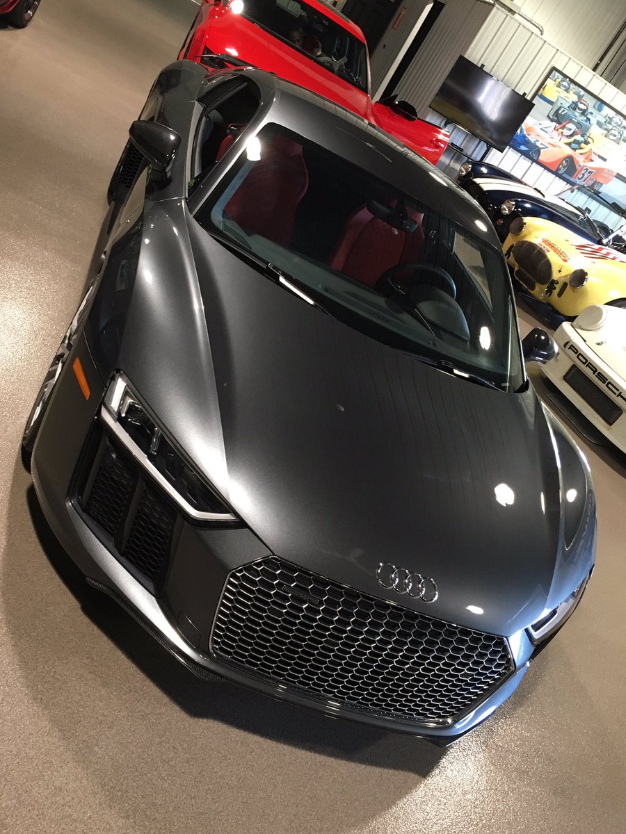 Always a pleasure working with great coworkers ;) #AudiSport #R8v10plus