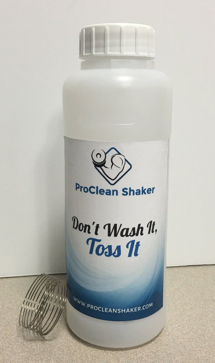 ProcleanShaker's tweet image. Check out the first look at the ProClean Shaker, world's first disposable protein shaker bottle. More details soon!