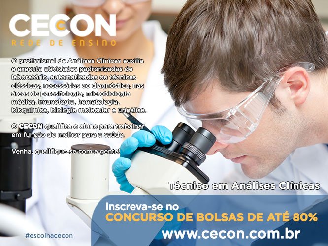 cecondiv's tweet image. Saiba mais sobre CONCURSO DE BOLSAS 2º sem. 2016 Provas: 23/07/16 14:30.
ANÁLISES CLÍNICAS: cecon.com.br…